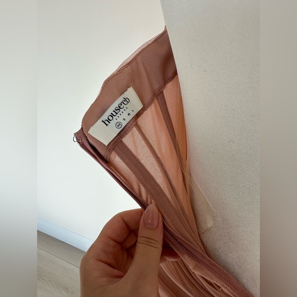 House of CB Leila Blush Mesh Corset Mini Dress| Size XS| No Tags, Not Worn - Picture 13 of 13